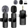 Micro cravate sans fil pour iPhone, Android, appareil photo, iPad, USB C